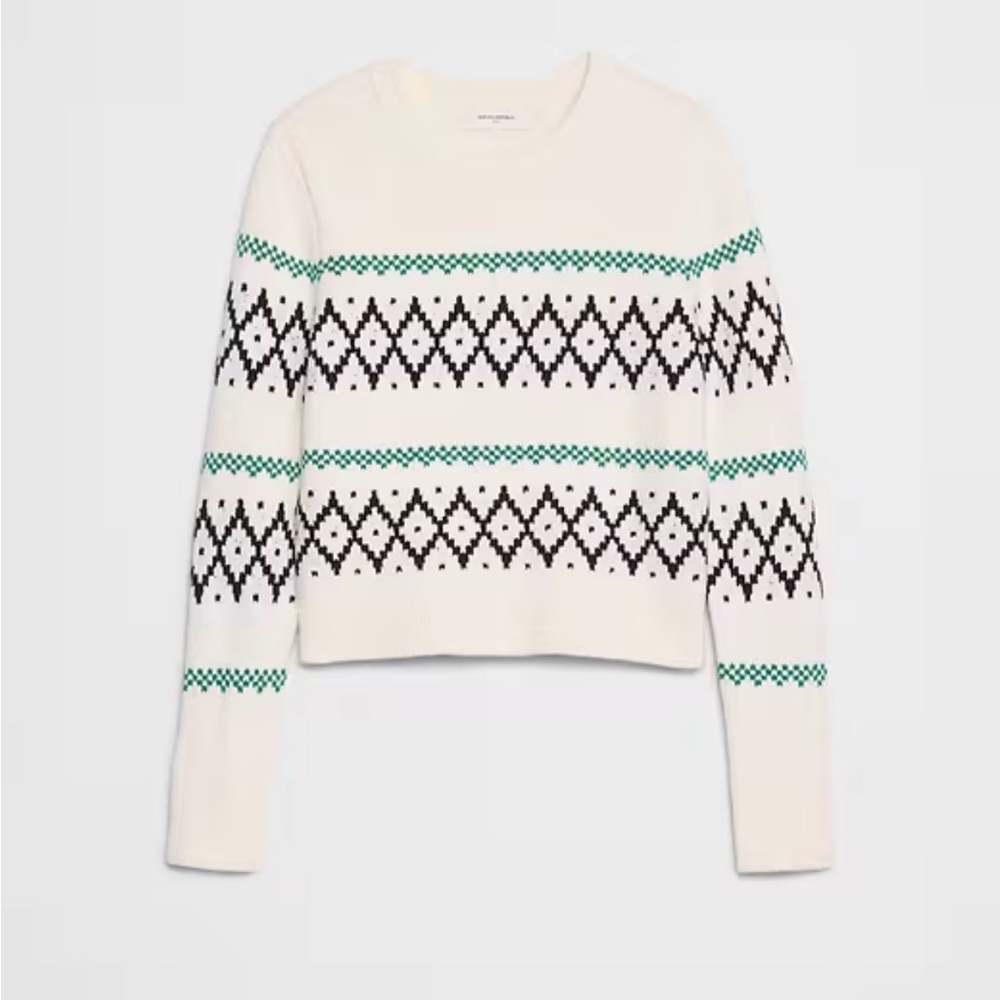Banana Republic Women's Fair Isle Pullover Sweater